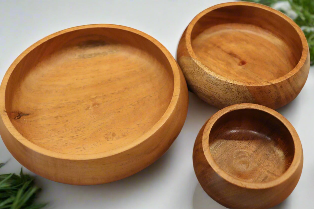 Wood Nesting Bowls