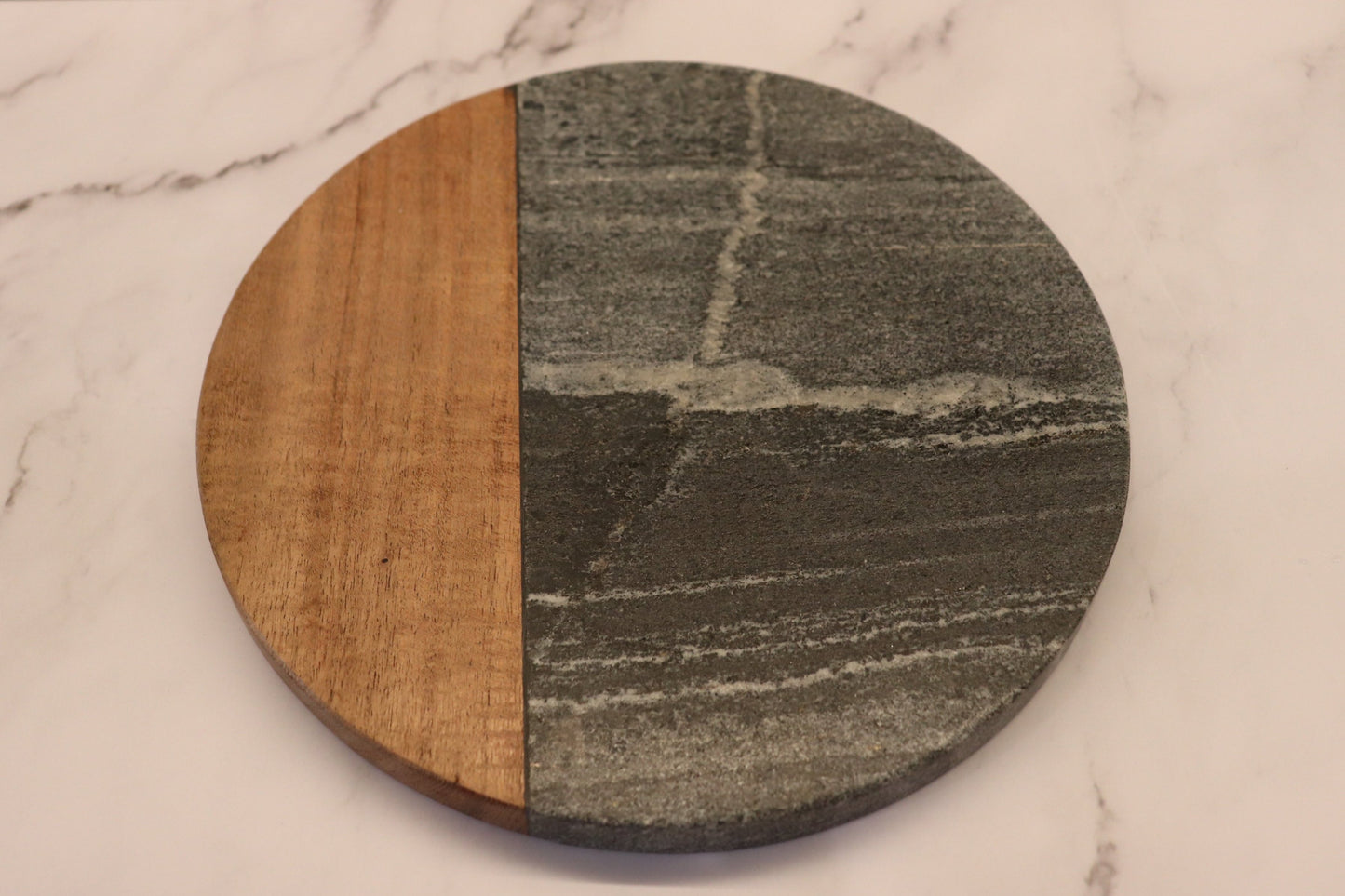 Wood and Stone Coloblock Board