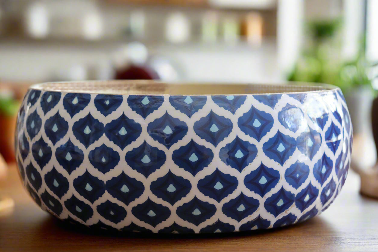 Indigo Harvest Big Salad Bowl