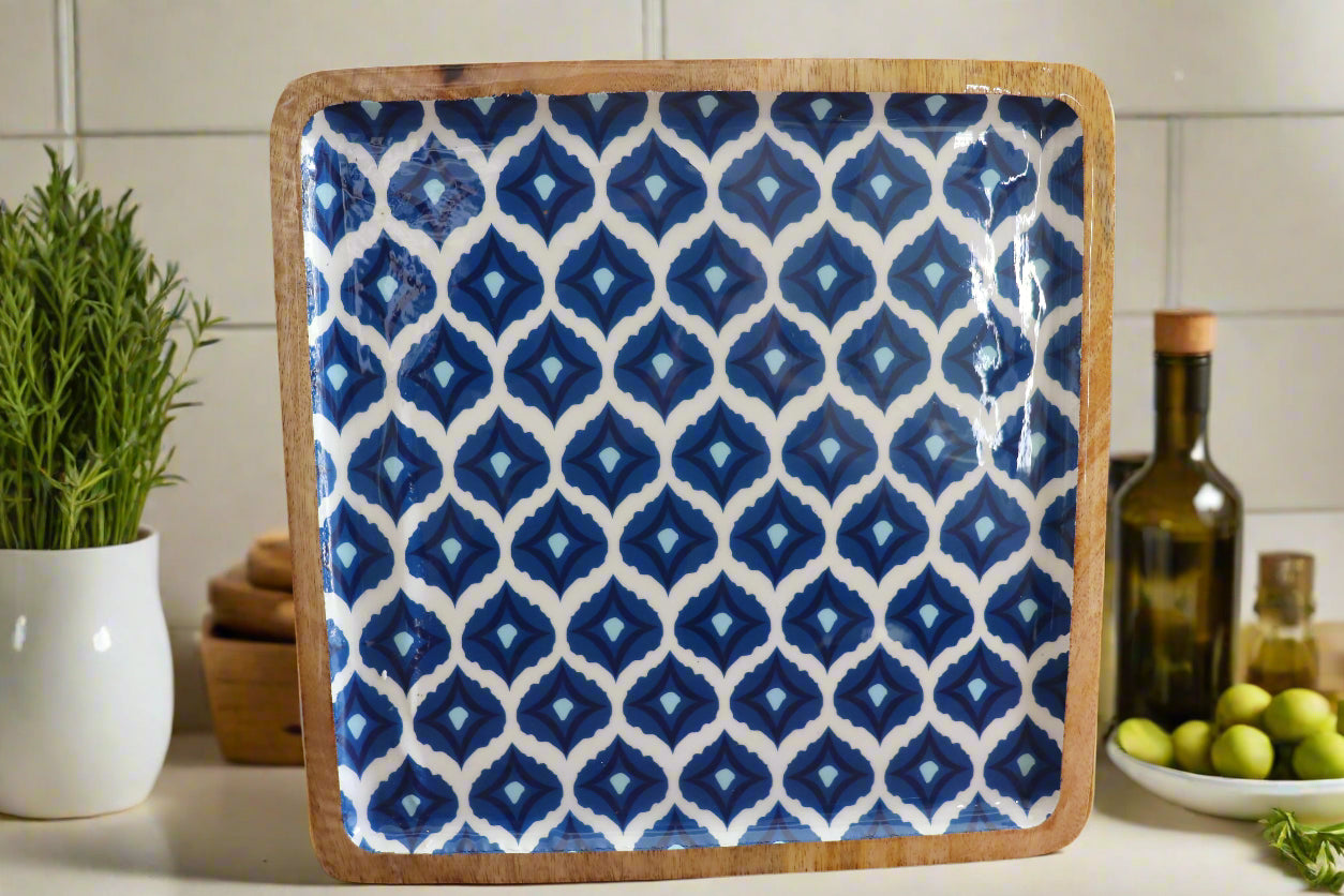 Indigo Harvest Platter