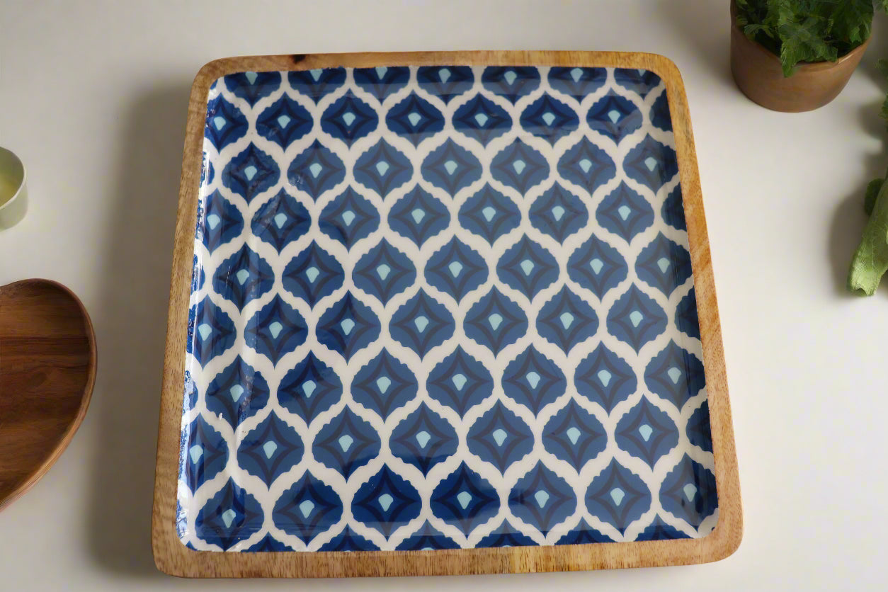 Indigo Harvest Platter