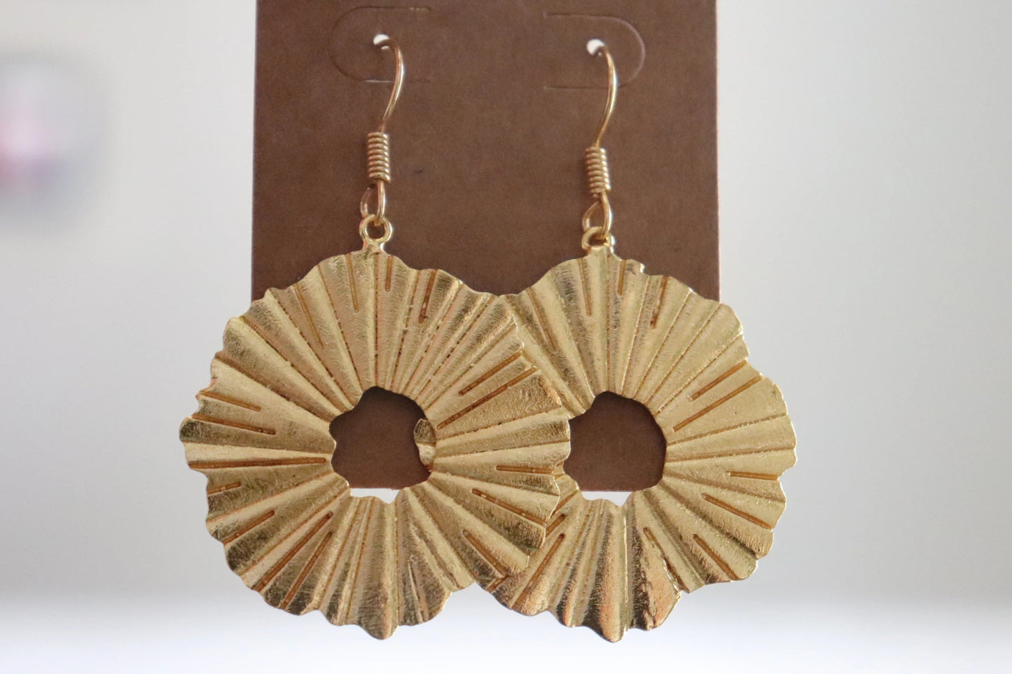 Golden Soleil Hoop Earrings