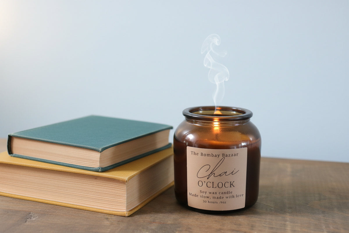 Chai O'Clock Soy Candle- Diwali Gift