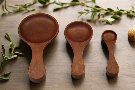 Set of 3 Wooden Measuring Spoons