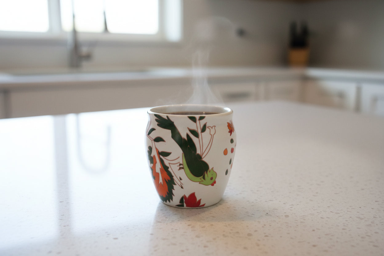 Kullad-Inspired Ceramic Tea & Coffee Cups – Available in 6 Different Designs | Rustic Cups | Handmade Style Espresso Mugs