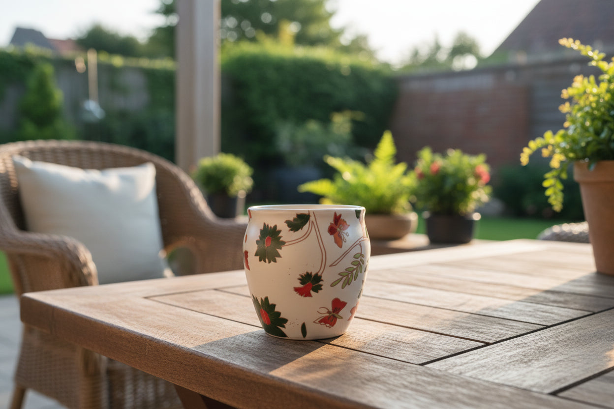 Kullad-Inspired Ceramic Tea & Coffee Cups – Available in 6 Different Designs | Rustic Cups | Handmade Style Espresso Mugs