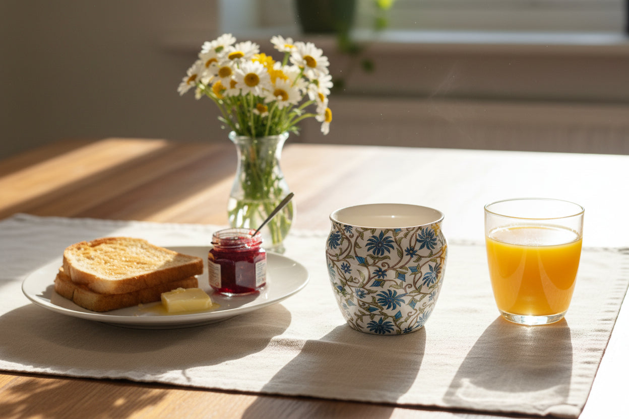 Kullad-Inspired Ceramic Tea & Coffee Cups – Available in 6 Different Designs | Rustic Cups | Handmade Style Espresso Mugs