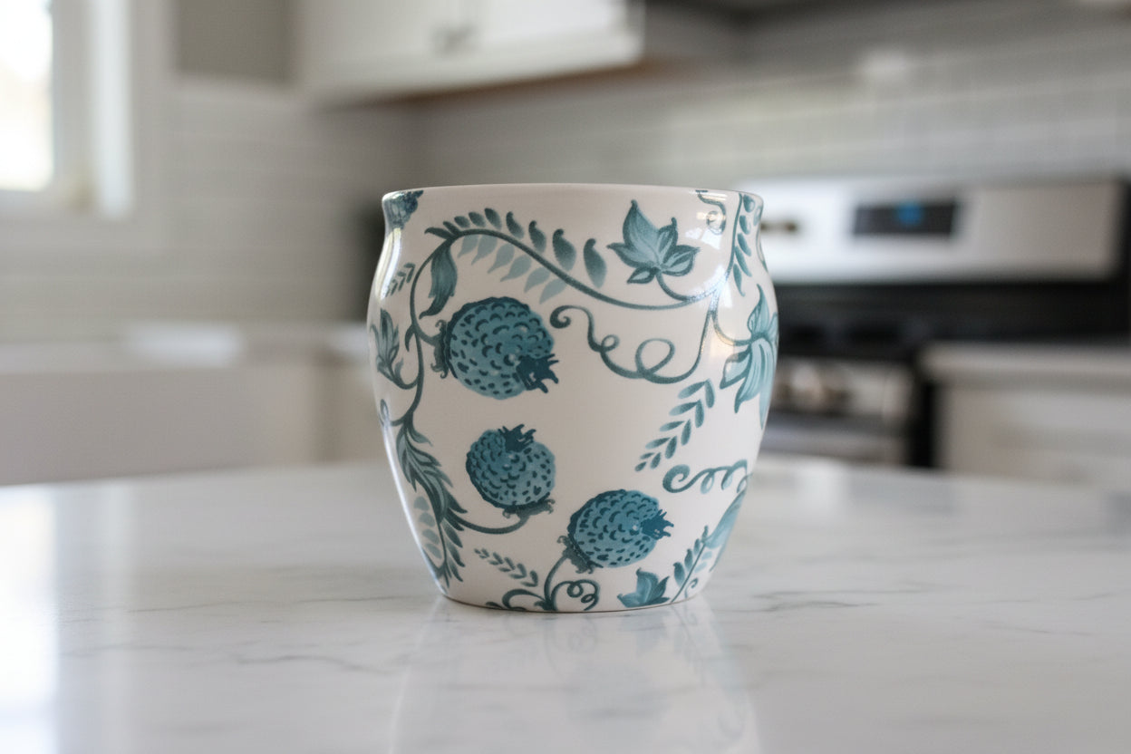 Kullad-Inspired Ceramic Tea & Coffee Cups – Available in 6 Different Designs | Rustic Cups | Handmade Style Espresso Mugs