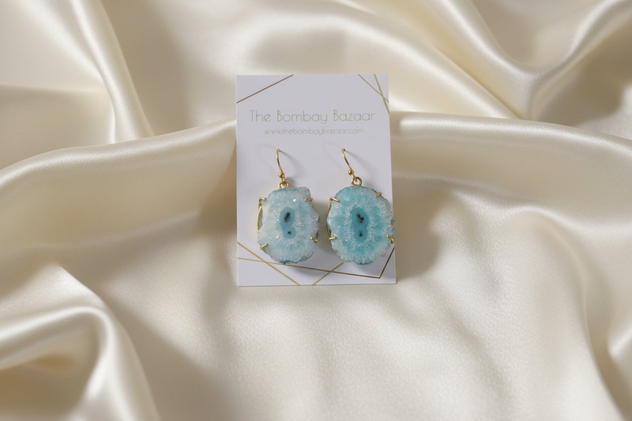 Evil eye earrings