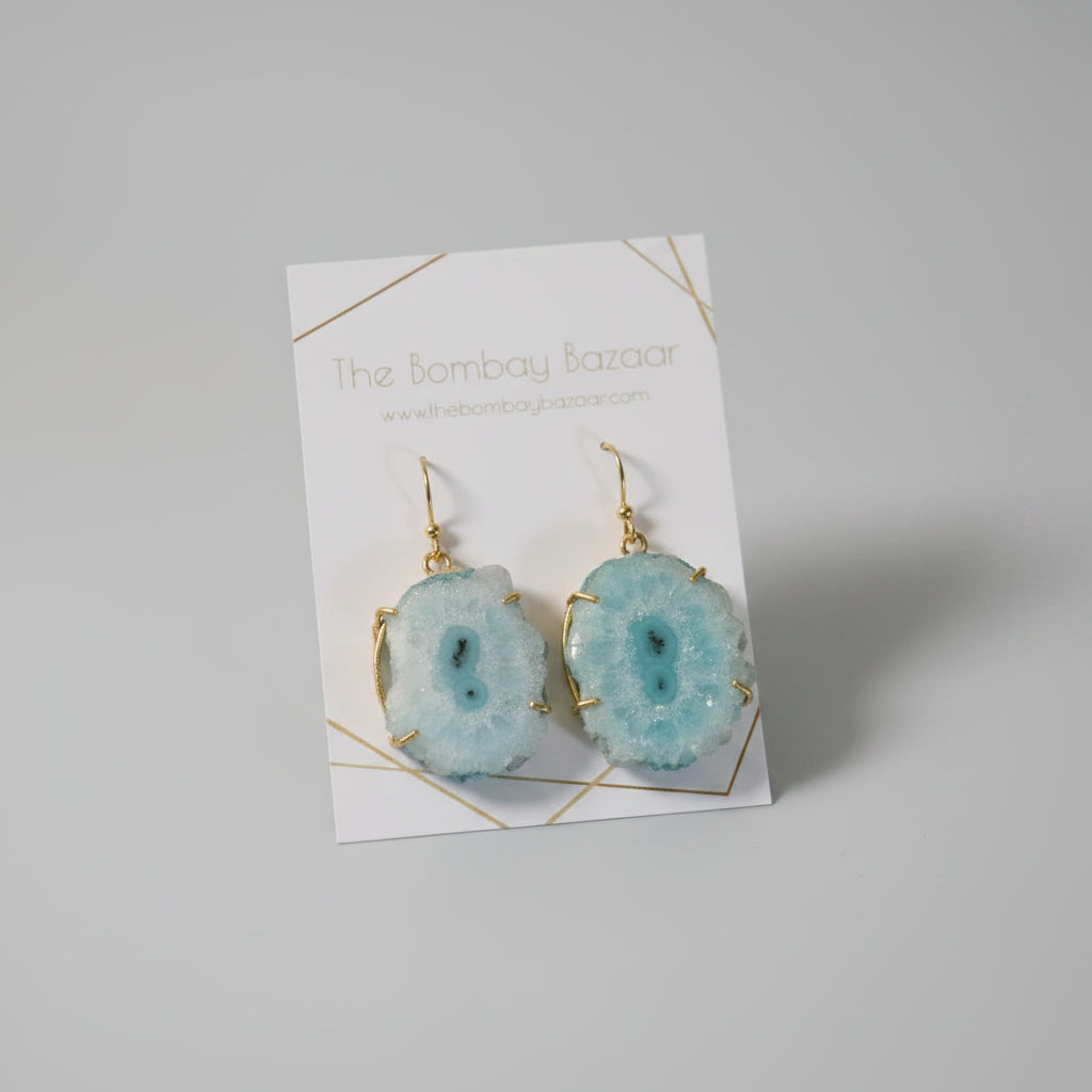 Evil eye earrings