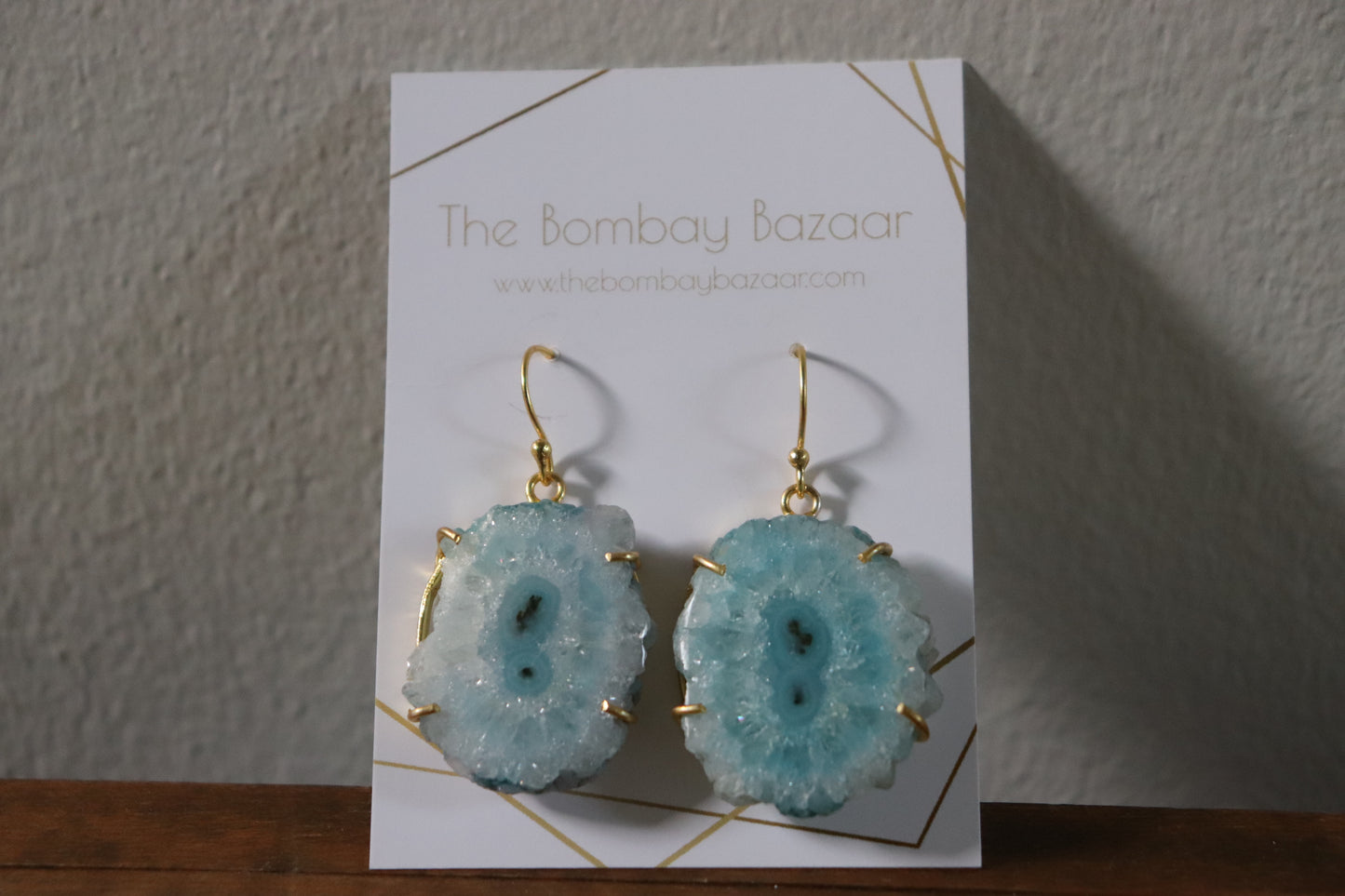 Evil eye earrings